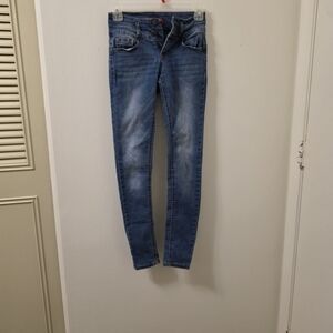 Wax Jean Women's Skinny Blue Jeans